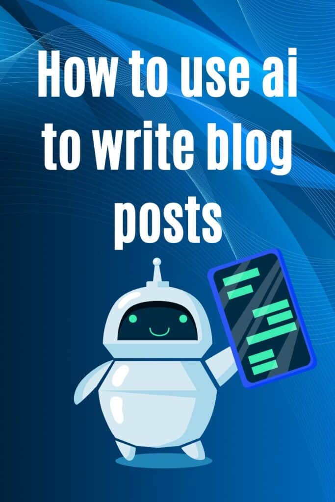 how to use ai to write blog posts