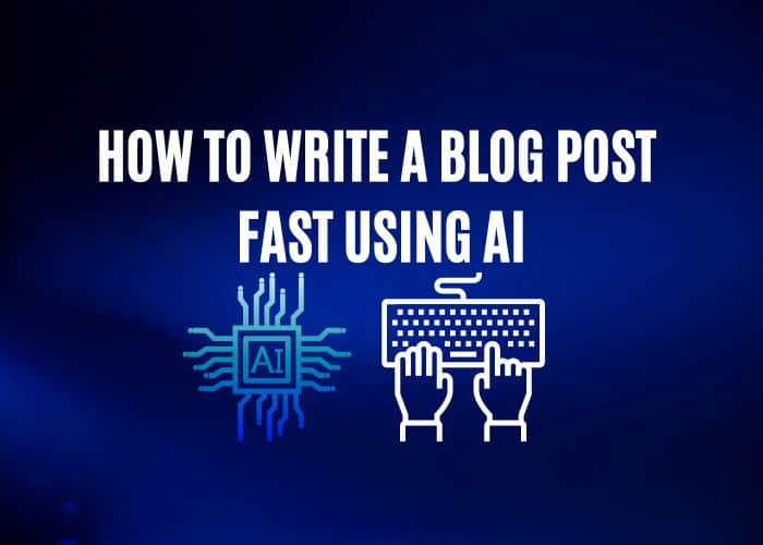 how to write a blog post faster